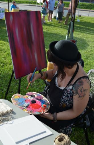 artist painting eastern kentucky hazard thursdays