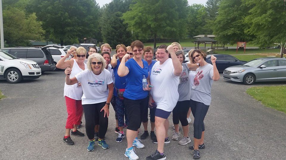 A group of women at Spirit Strong Fitness in Paintsville Kentucky. Supported by a Mountain Association business loan