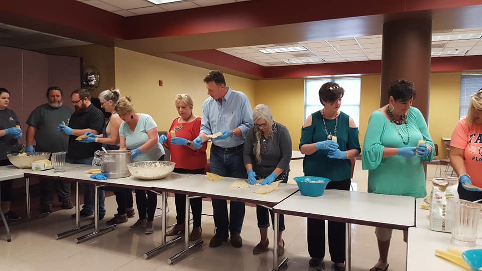 Participants make tamales in Hazard kentucky during a seat at the table food diversity event. Eastern kentucky and appalachia food ways