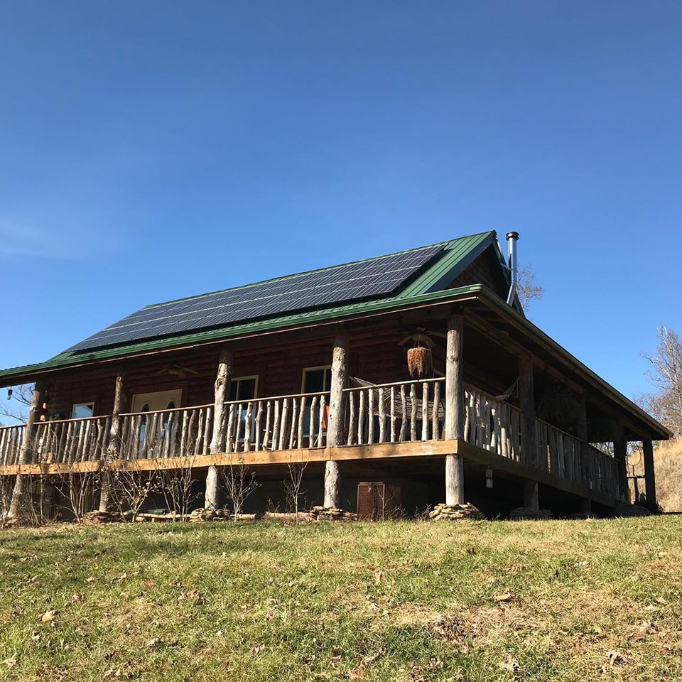 The solar panels are shown on the roof at Silver Run Ceramics in Catlettsburg KY in Eastern Kentucky.  System was installed by Solar Holler and supported by MACED.