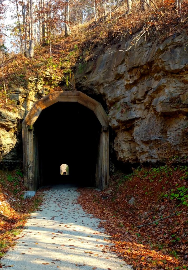 Guncreek Tunnel is part of the Royalton Trail Town in Magoffin County, in Eastern kentucky. Trails help build tourism in Appalachia