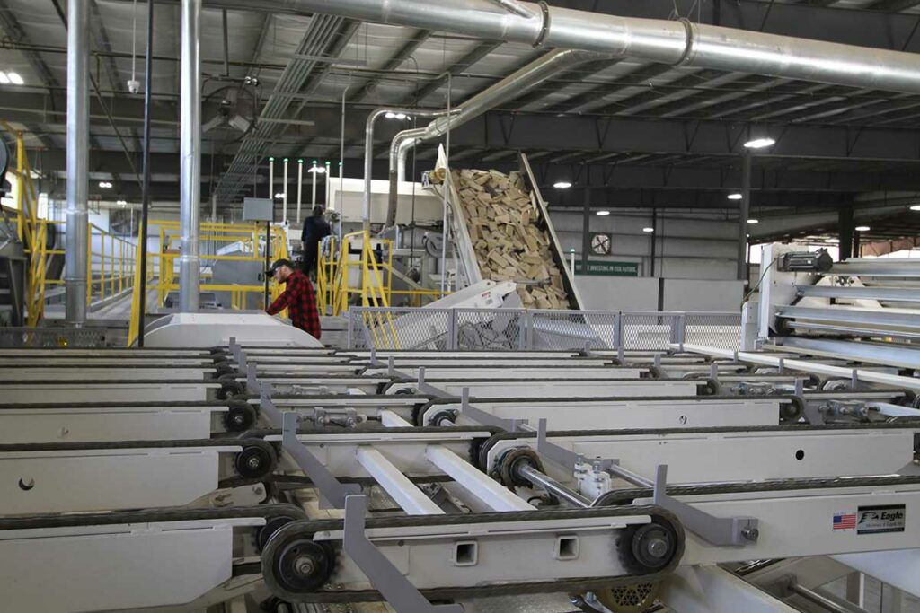 Equipment inside of powell valley millwork in eastern kentucky.