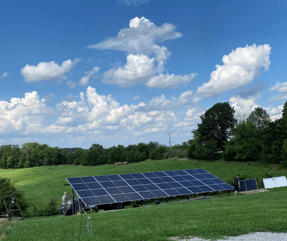 Stays and Visits Licking Valley solar airbnb