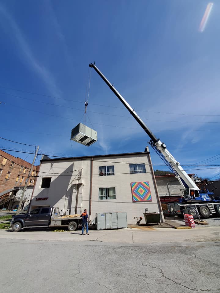 new hvac at letcher county library energy savings kentucky