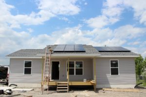 Solar house in hazard, kentucky, produced with partnership by the mountain association.