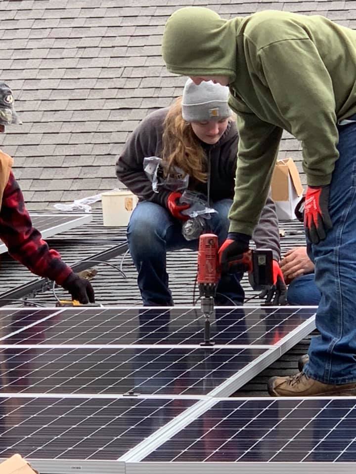 Solar goes in on Southdown Farm in Letcher County. Many businesses in Eastern Kentucky are going solar with support from MACED